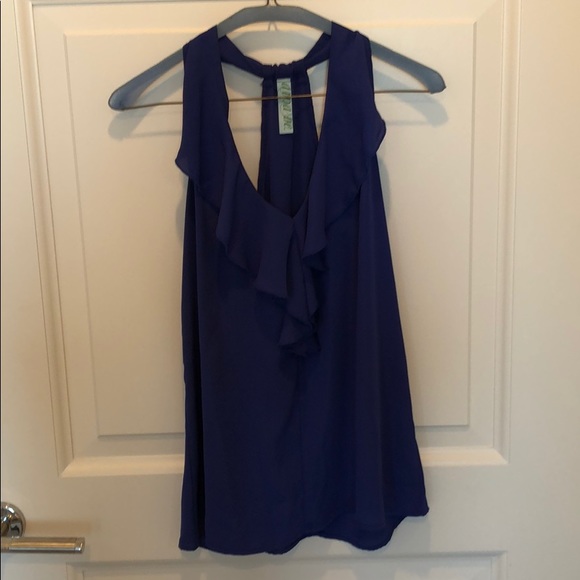 Flowy Blue Top - Picture 6 of 8